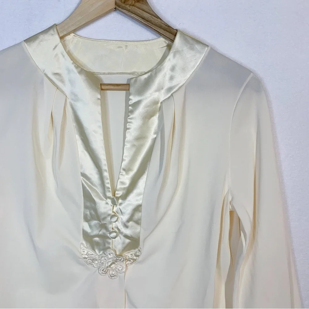 Vintage 1960s Gossard Artemis Silky Lingerie Top - Picture 2 of 8